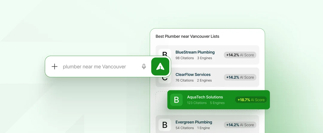 ChatGPT listing competitor HVAC companies in Vancouver — your business not shown