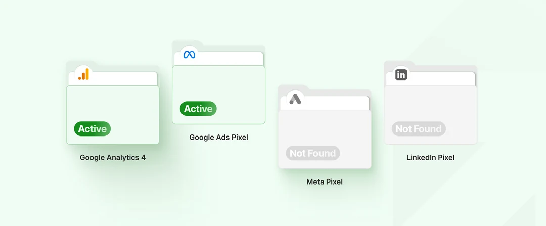 Conversion audit checklist: retargeting pixel missing, booking widget not found